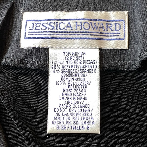 Vintage Jessica Howard Shimmering Cropped Jacket 8 Glam Luxe Dressy Formal Wear - Picture 7 of 8